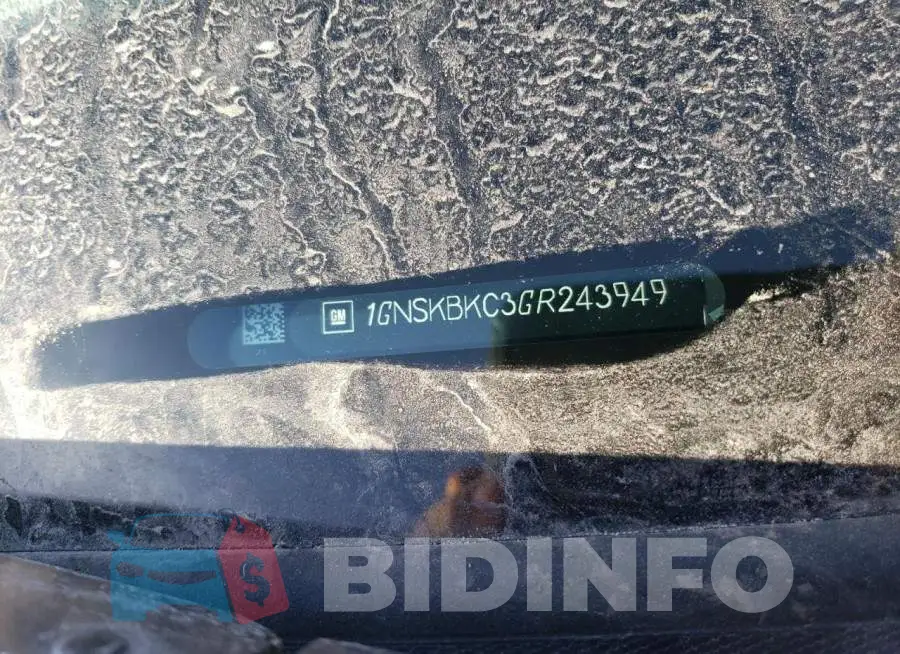 1GNSKBKC3GR243949 Photo# 13