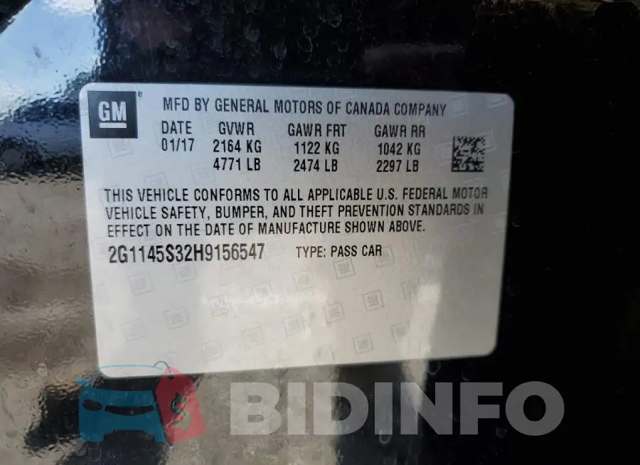 2G1145S32H9156547 Photo# 12