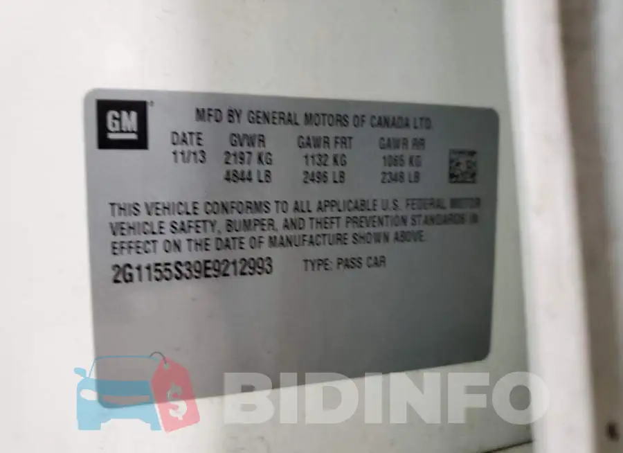 2G1155S39E9212993 Photo# 13