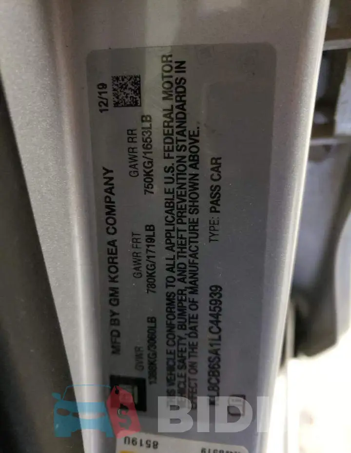 KL8CB6SA1LC445939 Photo# 12