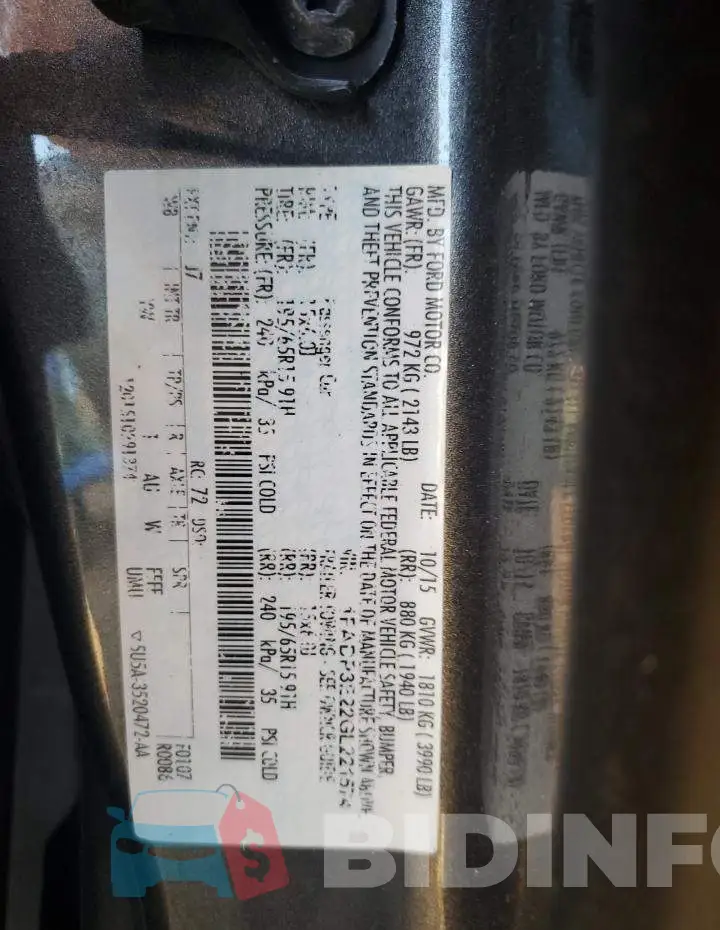 1FADP3E22GL221574 Photo# 13