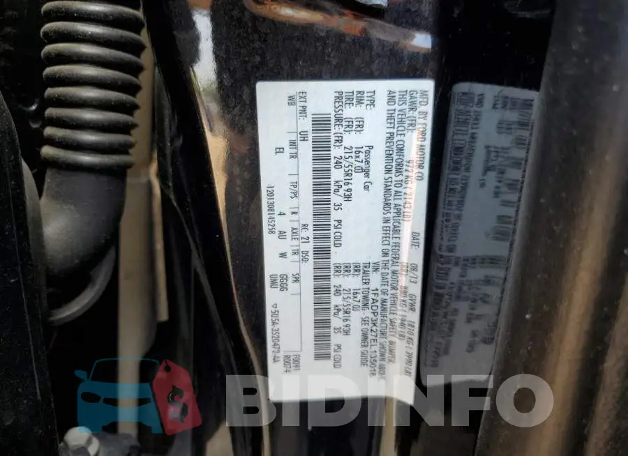 1FADP3K27EL135016 Photo# 13