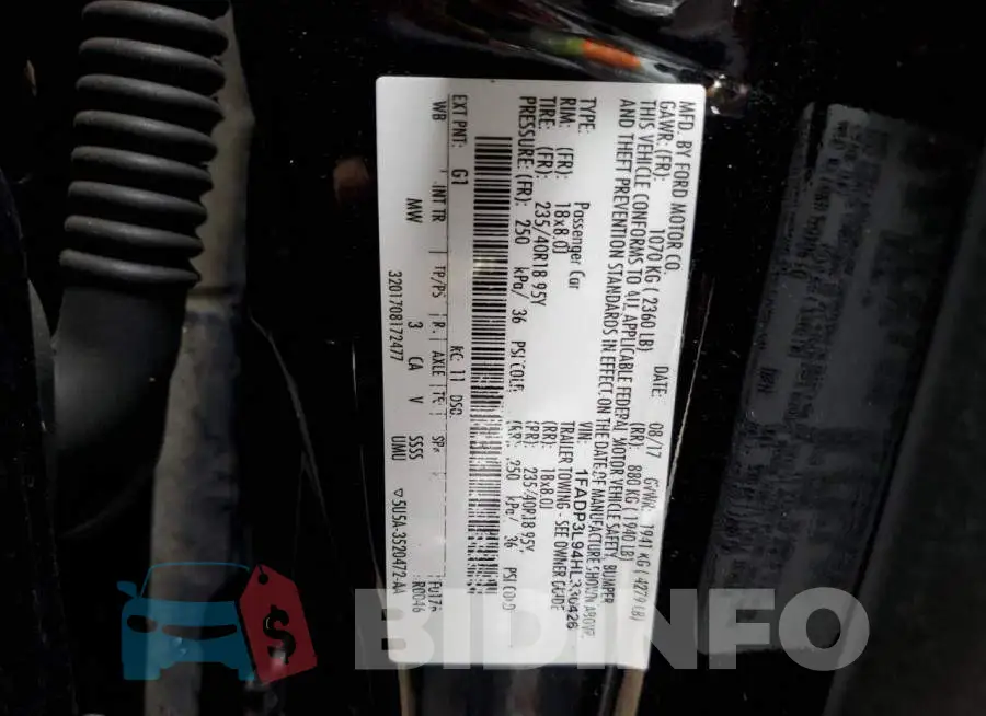 1FADP3L94HL330426 Photo# 12