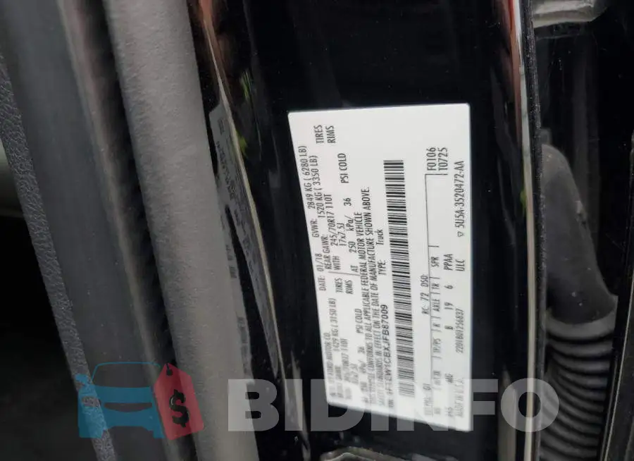 1FTEW1CBXJFB87009 Photo# 12