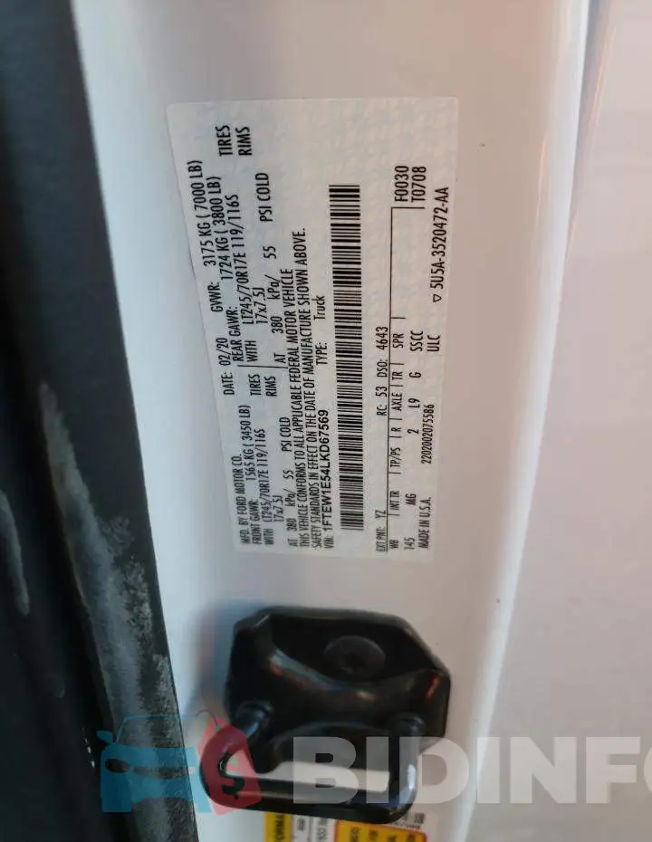 1FTEW1E54LKD67569 Photo# 12
