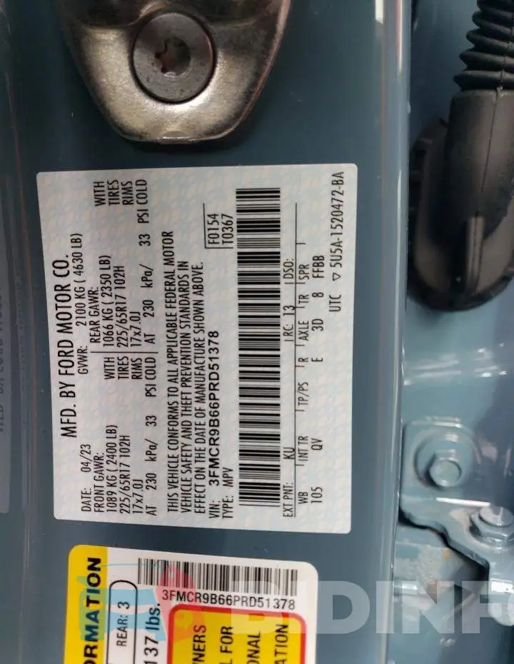 3FMCR9B66PRD51378 Photo# 14