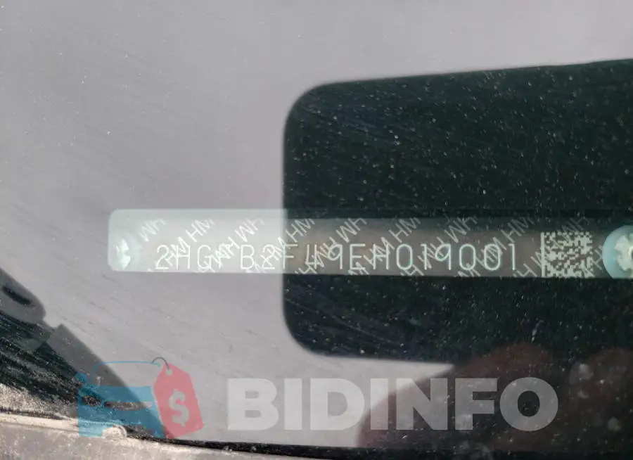 2HGFB2F49EH019001 Photo# 10