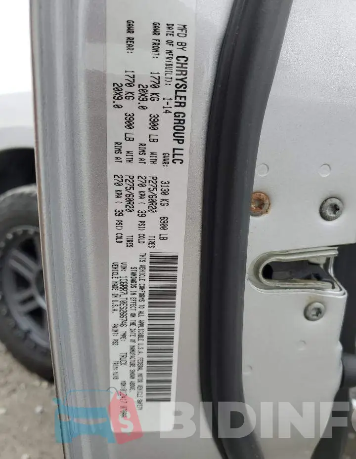 1C6RR7LT0ES266746 Photo# 12