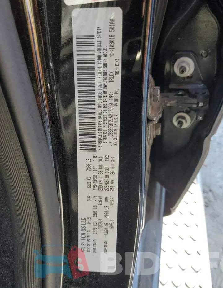 1C6SRFBT2LN217380 Photo# 12