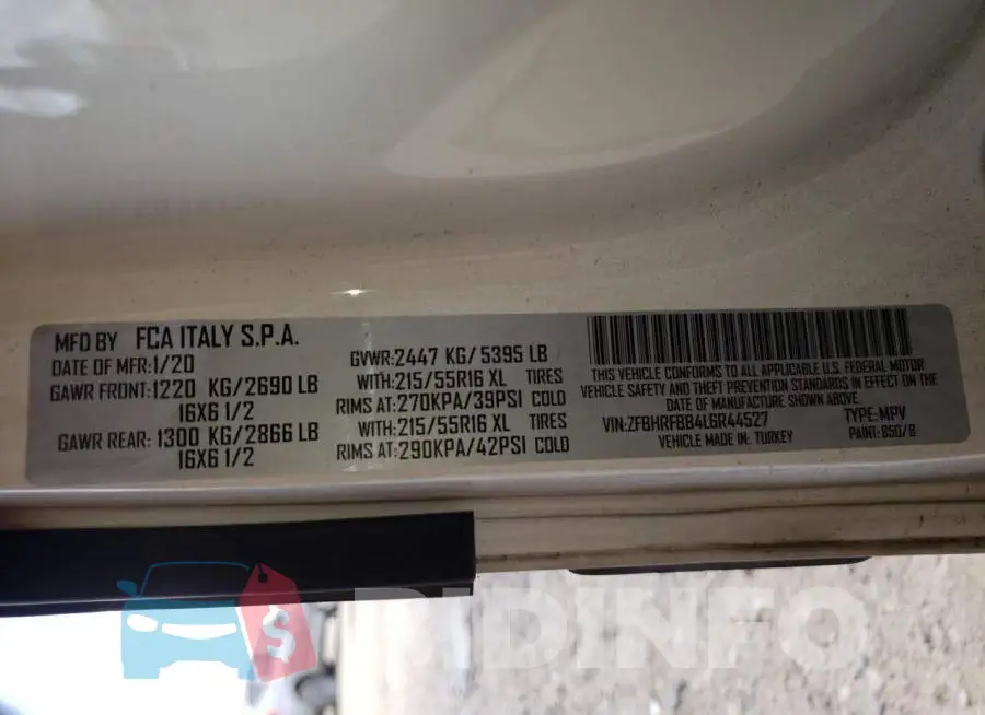 ZFBHRFBB4L6R44527 Photo# 14