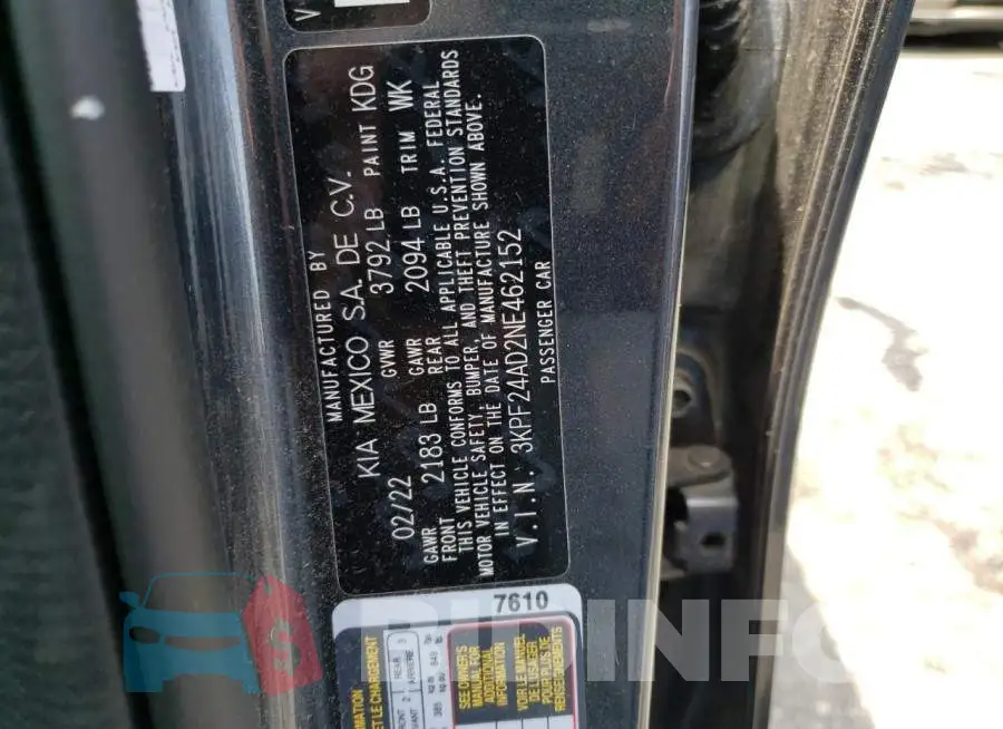 3KPF24AD2NE462152 Photo# 13