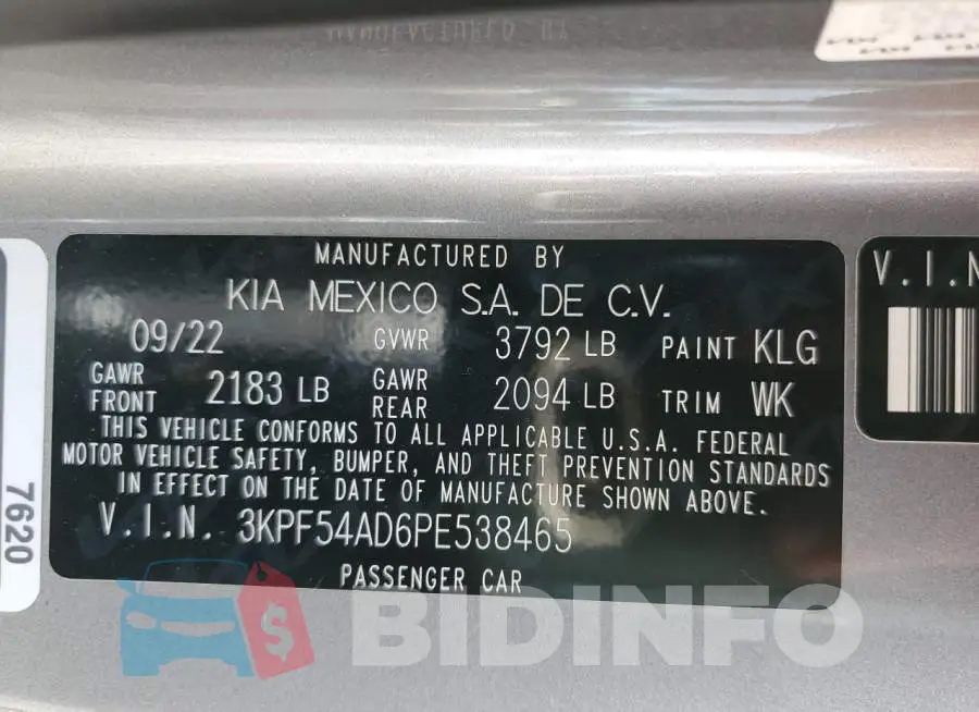3KPF54AD6PE538465 Photo# 12
