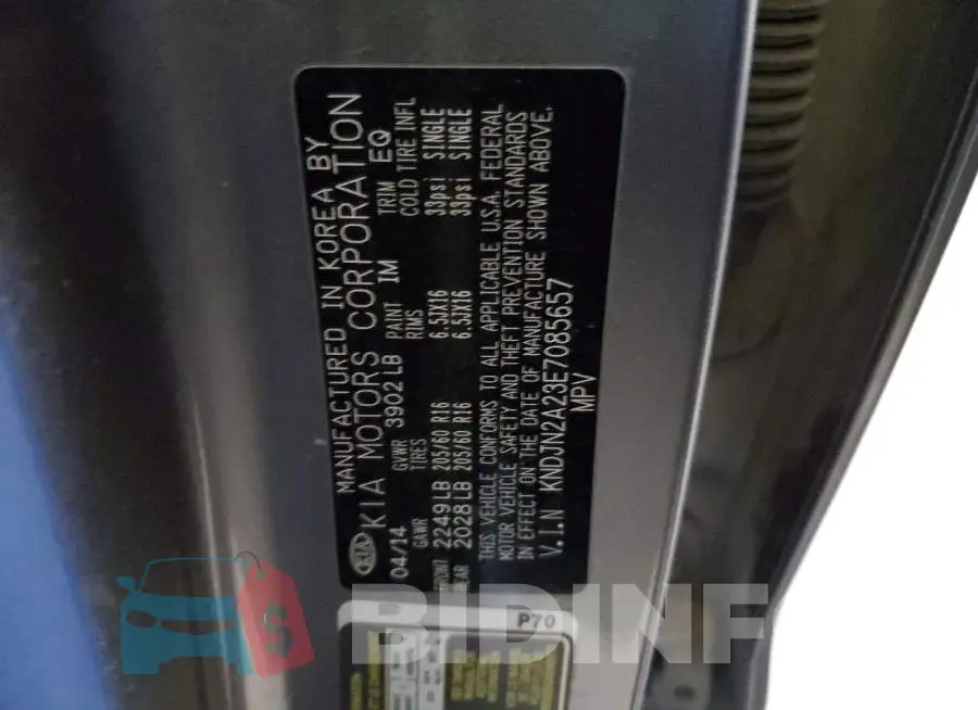 KNDJN2A23E7085657 Photo# 12
