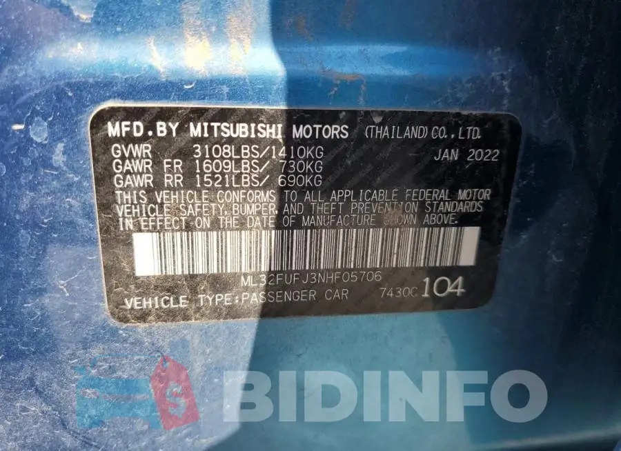 ML32FUFJ3NHF05706 Photo# 13