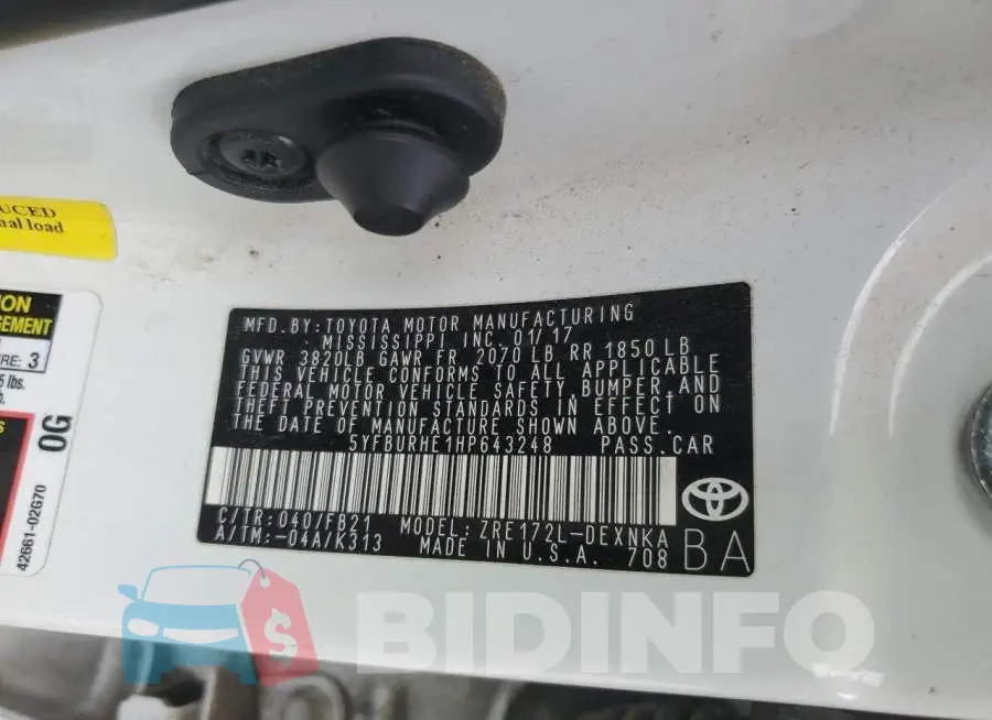 5YFBURHE1HP643248 Photo# 12