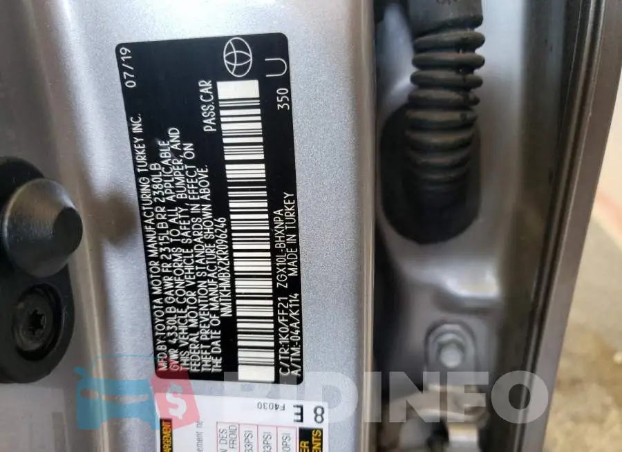 NMTKHMBX2KR096246 Photo# 12