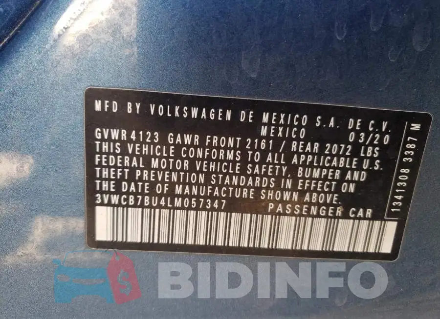 3VWCB7BU4LM057347 Photo# 13