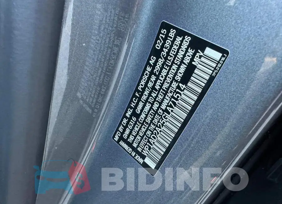 WP1AD2A25GLA71514 Photo# 10