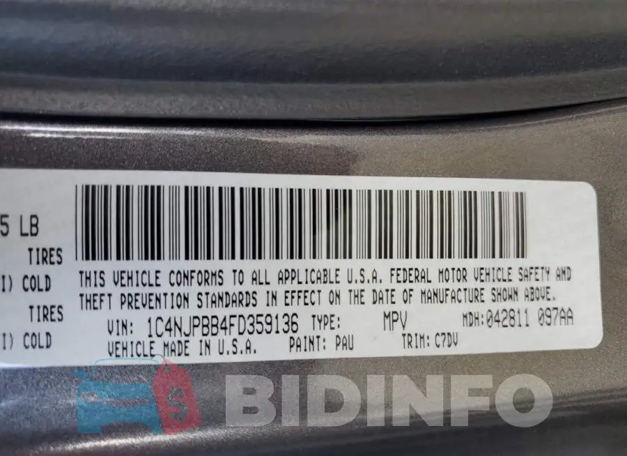 1C4NJPBB4FD359136 Photo# 12