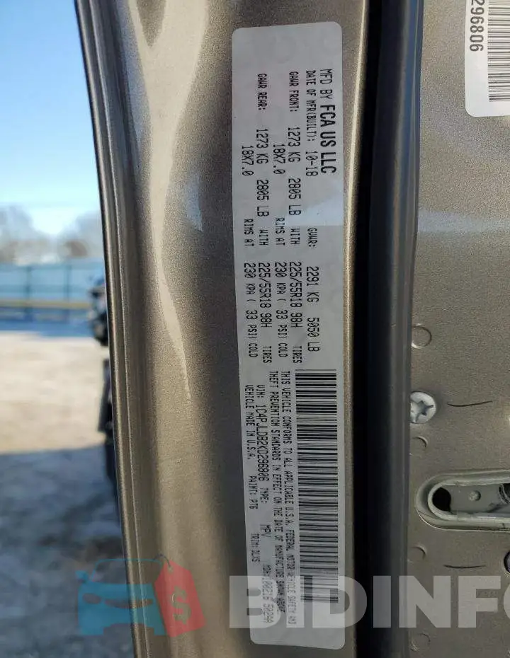 1C4PJLDB2KD296806 Photo# 13