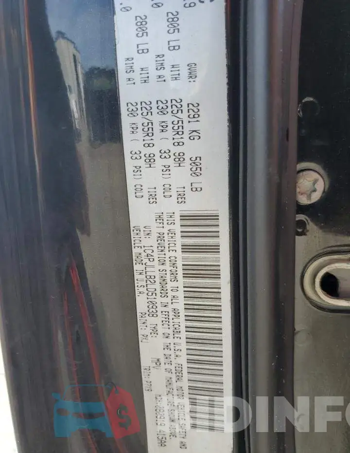 1C4PJLLB2LD510938 Photo# 13