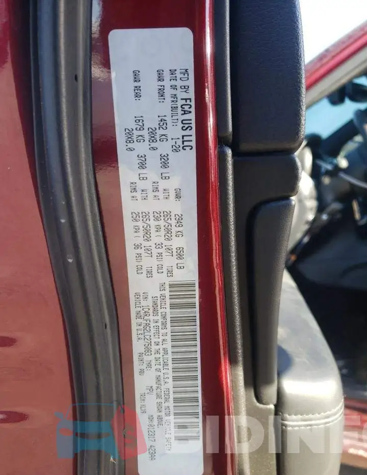 1C4RJFAG2LC275083 Photo# 13