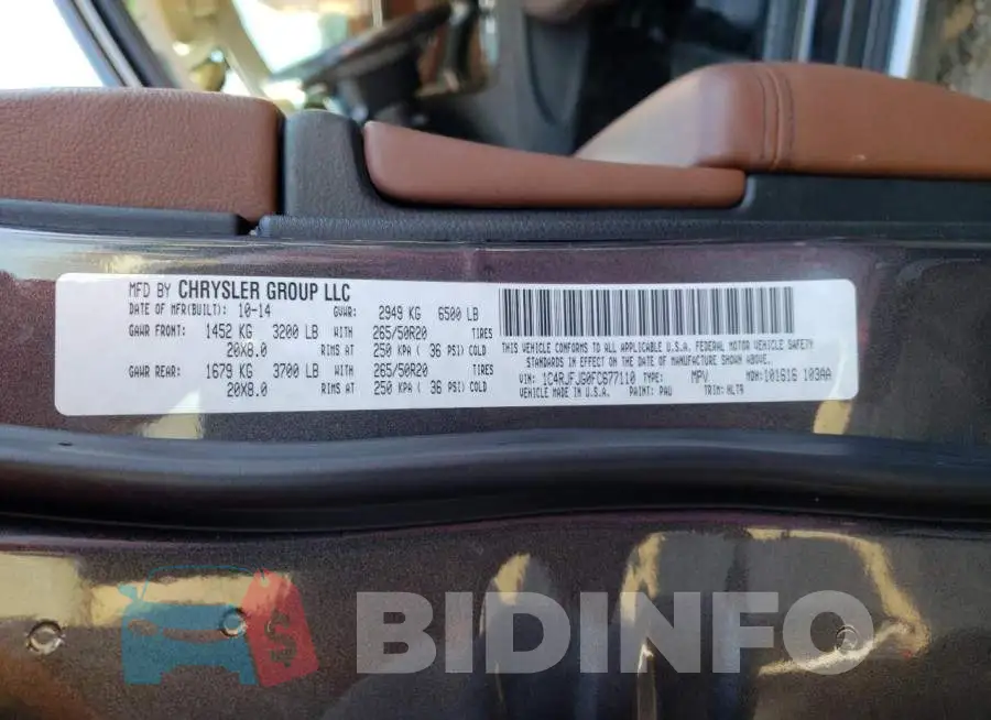 1C4RJFJG0FC677110 Photo# 14