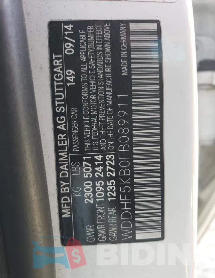 WDDHF5KB0FB089911 Photo# 13