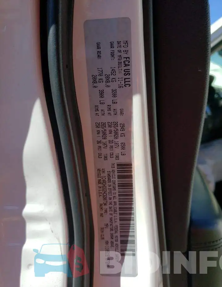 1C4RDHDG2HC690734 Photo# 13