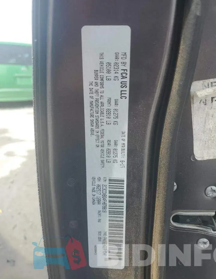 2C3CDXBG4FH878818 Photo# 13