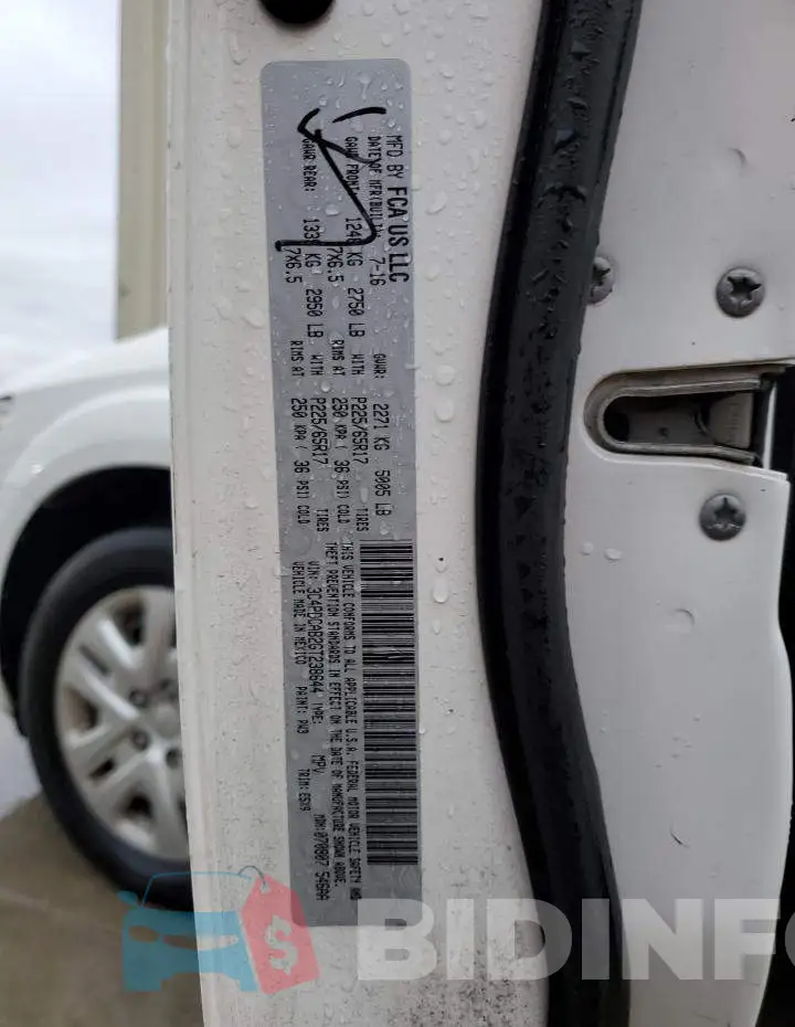 3C4PDCAB2GT238644 Photo# 13
