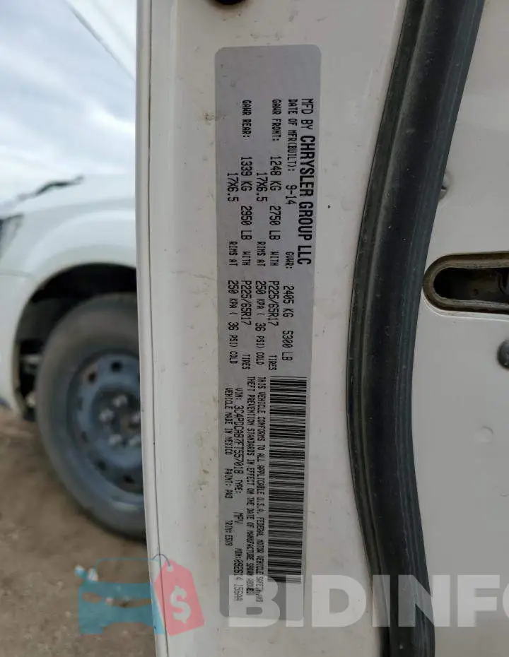3C4PDCAB7FT557018 Photo# 13