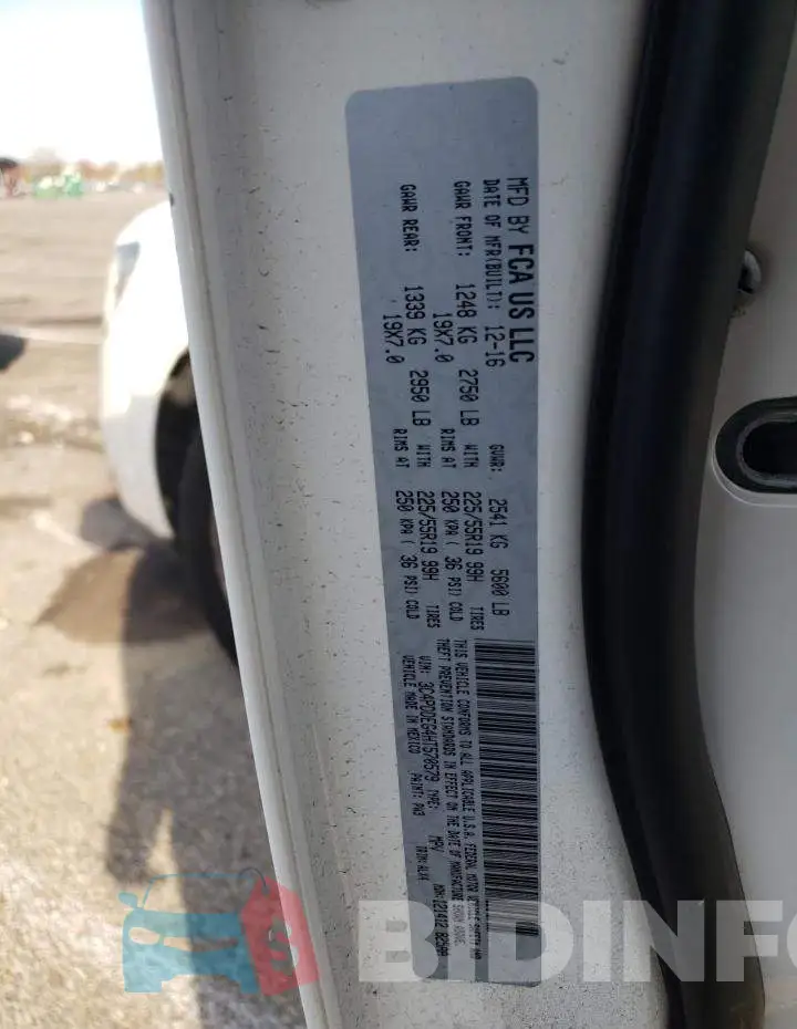 3C4PDDEG4HT570579 Photo# 12