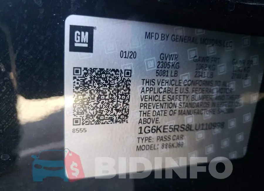 1G6KE5RS8LU110998 Photo# 12