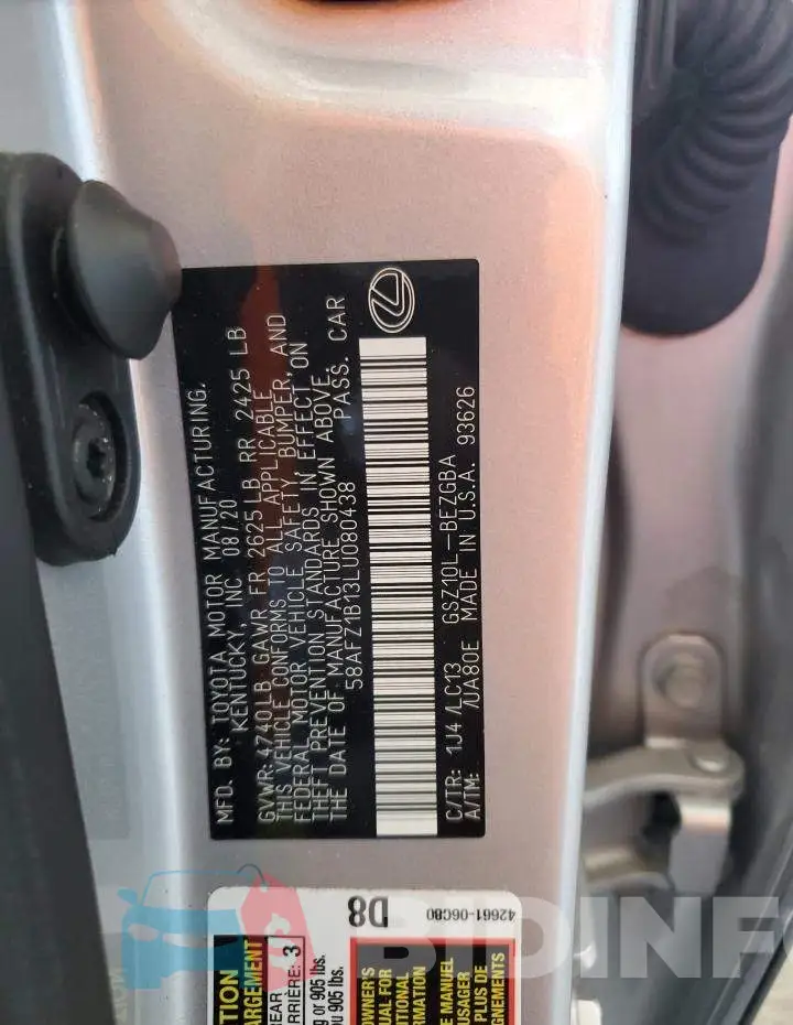 58AFZ1B13LU080438 Photo# 12