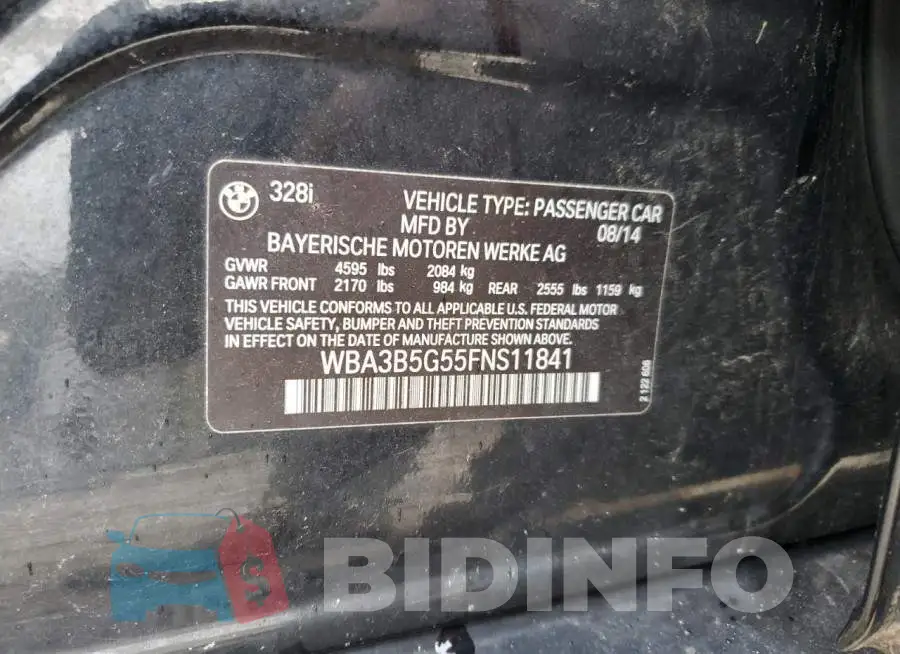 WBA3B5G55FNS11841 Photo# 12