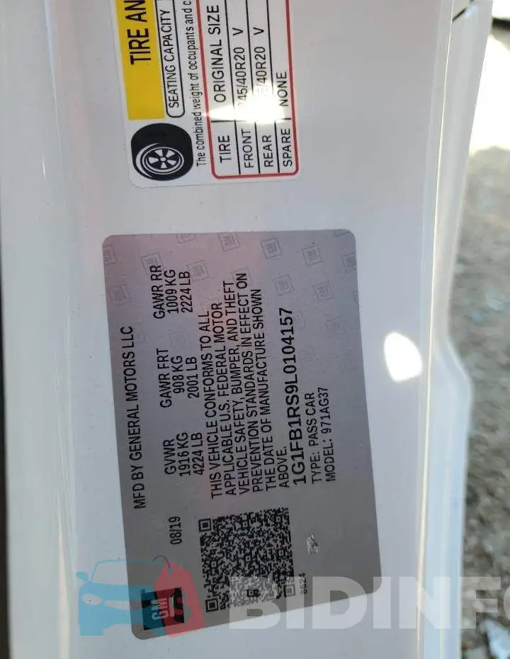 1G1FB1RS9L0104157 Photo# 13