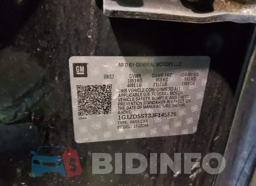 1G1ZD5ST3JF145525 Photo# 13