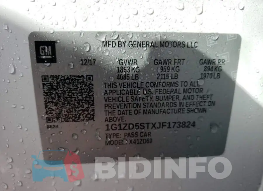 1G1ZD5STXJF173824 Photo# 12
