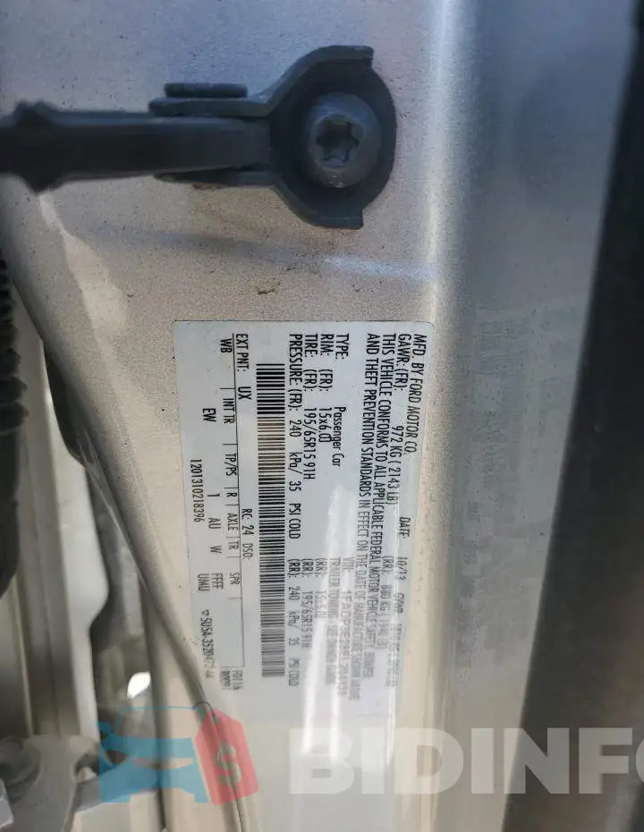 1FADP3E28EL204131 Photo# 12