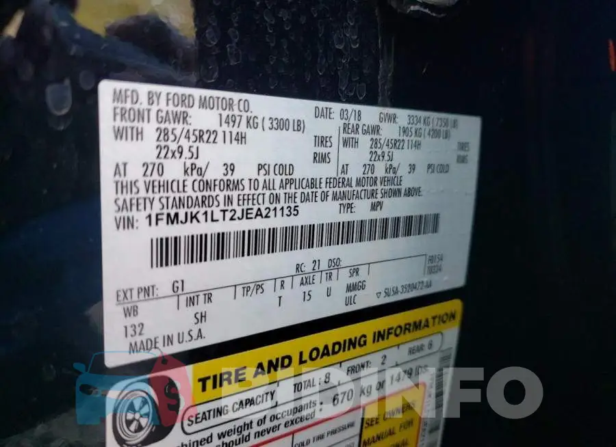 1FMJK1LT2JEA21135 Photo# 12