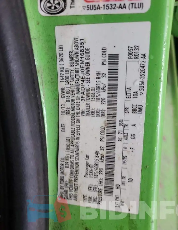 3FADP4EJ0EM168351 Photo# 12