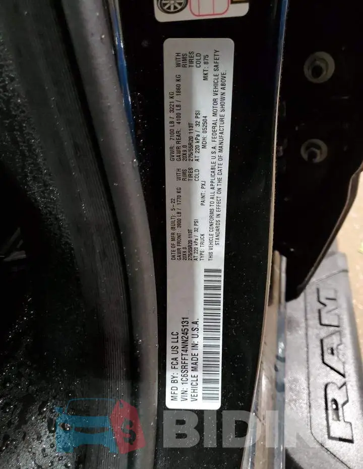 1C6SRFFT4NN245131 Photo# 12