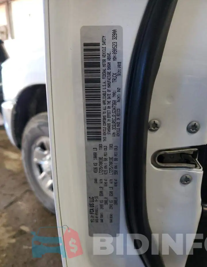 3C6UR5CJ2JG347360 Photo# 12