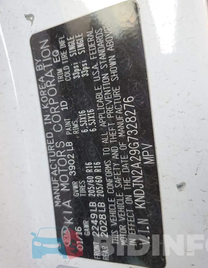 KNDJN2A29G7328276 Photo# 12