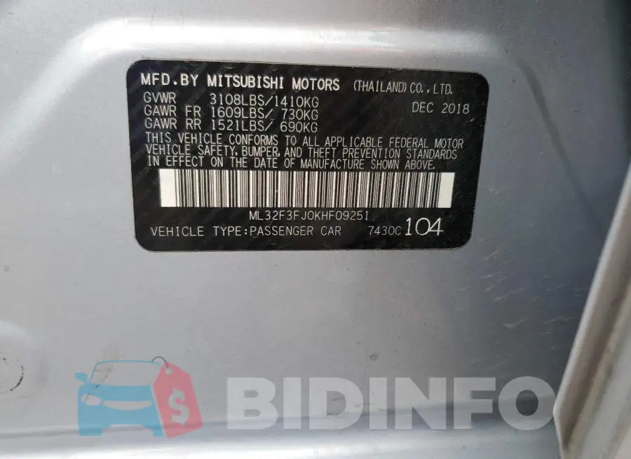 ML32F3FJ0KHF09251 Photo# 12