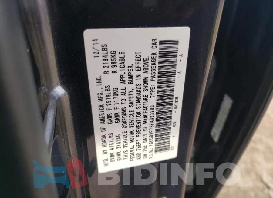 19UUB3F78FA003203 Photo# 12