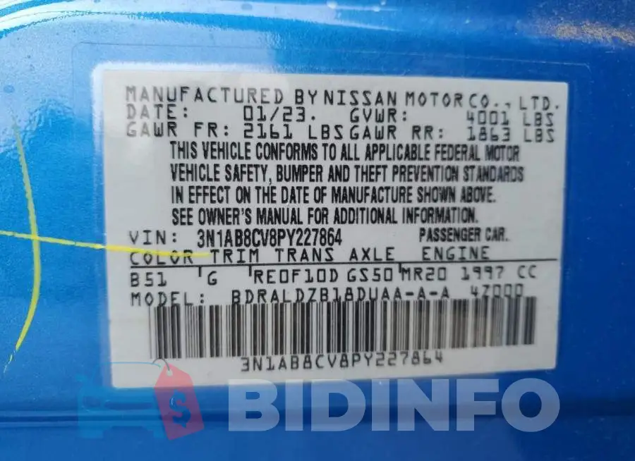 3N1AB8CV8PY227864 Photo# 13