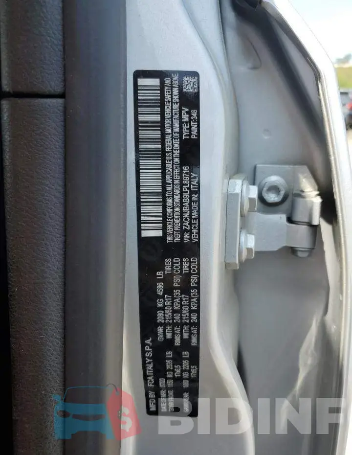 ZACNJBAB9LPL89716 Photo# 13