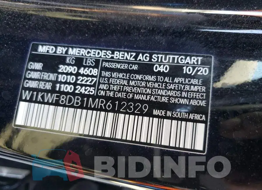 W1KWF8DB1MR612329 Photo# 12